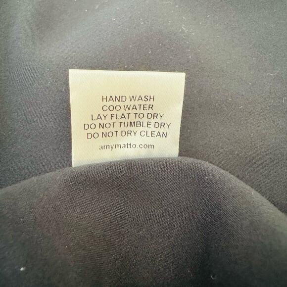 Amy Matto Aztec Tribal Geometric Print Sleevless Zippered Back Top XS - Picture 7 of 7